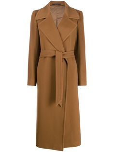 Tagliatore длинное пальто с поясом