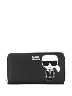 Karl Lagerfeld кошелек Ikonic на молнии