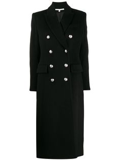Veronica Beard приталенное двубортное пальто на пуговицах