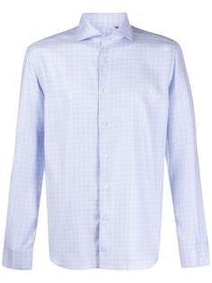 Corneliani рубашка в клетку Windowpane