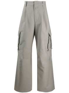 Ader Error широкие брюки Ronil с карманами карго