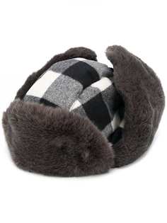 Woolrich Arctic check pattern hat