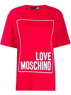 Love Moschino crew neck logo T-shirt