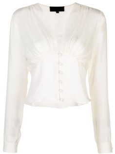 Nili Lotan long-sleeve fitted blouse