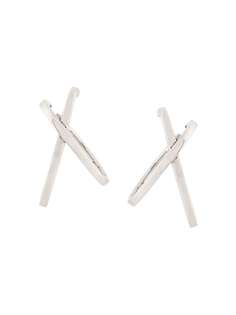 Alan Crocetti серьги с гравировкой