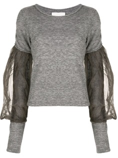 PHAEDO STUDIOS трикотажный топ с объемными рукавами