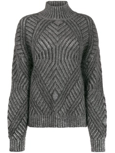 Alberta Ferretti джемпер фактурной вязки