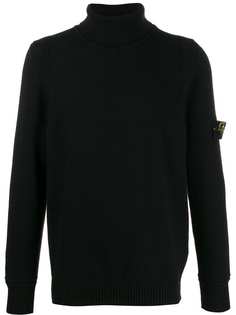 Stone Island джемпер с отделкой в рубчик
