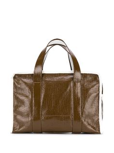 Kassl Editions сумка-тоут с подкладкой в клетку