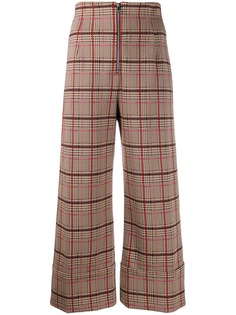 Pinko укороченные брюки в клетку