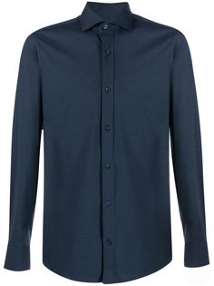 Z Zegna строгая рубашка с длинными рукавами