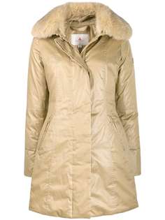 Peuterey quilted fur trim jacket