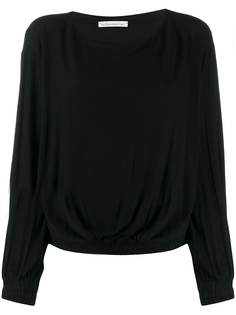 Stefano Mortari boat neck boxy blouse