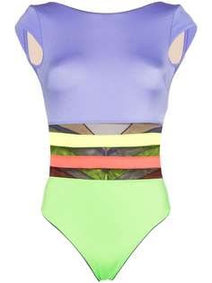 Agent Provocateur Zenaya colour-block swimsuit