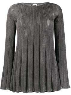 M Missoni long sleeved lurex top