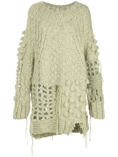Mm6 Maison Margiela bobble crochet knit jumper