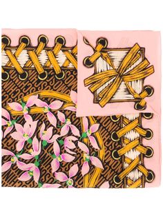 Moschino graphic print scarf