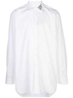 Raf Simons embroidered poplin shirt