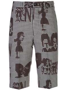 Comme Des Garçons check-print shorts