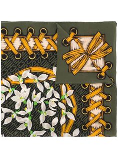 Moschino graphic print scarf