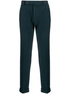 Berwich check-print tapered trousers