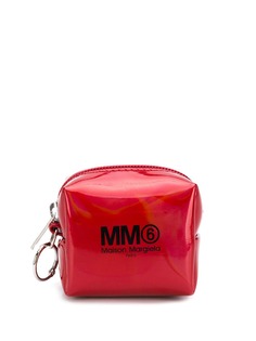 Mm6 Maison Margiela zip logo purse