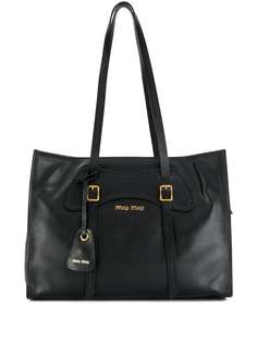 Miu Miu buckled tote bag