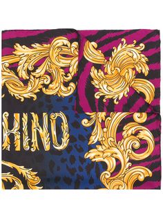 Moschino graphic print scarf