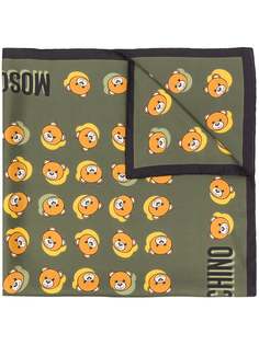 Moschino logo print scarf