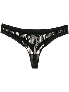 Eres stitched lace thong