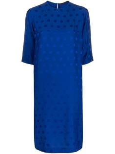Haider Ackermann polka-dot jacquard dress