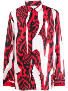 Neil Barrett abstract print shirt