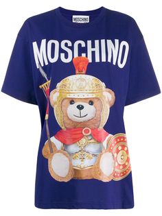 Moschino футболка Teddy Bear с логотипом