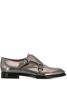 Santoni лоферы с пряжками