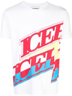 Iceberg футболка с логотипом