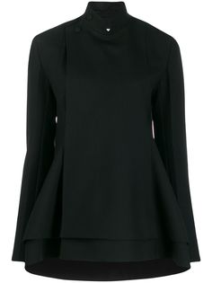 Jil Sander многослойная куртка асимметричного кроя