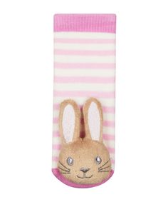 Носки-погремушка "Зайчик", розовый Mothercare