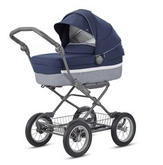 Коляска Sofia System Duo 2 в 1 на шасси Ergo Bike SANTORINI, темно-синий Inglesina
