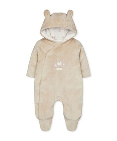 Комбинезон утепленный плюшевый, на трикотажной подкладке, бежевый Mothercare