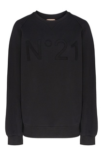 Базовый свитшот черного цвета No.21