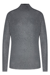 Серый свитер с блестящей отделкой Karl Lagerfeld