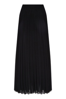 Плиссированная юбка черного цвета Izeta