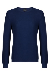 Темно-синий трикотажный пуловер Strellson