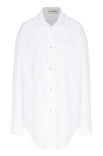 Белая рубашка с нагрудным карманом Alexandre Vauthier