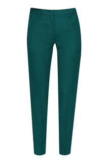 Темно-зеленые укороченные брюки Paul Smith