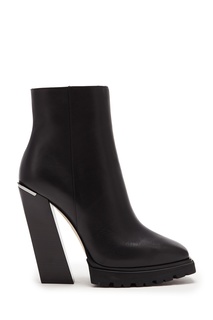 Черные кожаные ботильоны Madra 130 Jimmy Choo