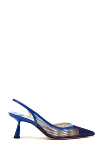 Синие слингбэки Fetto 65 Jimmy Choo