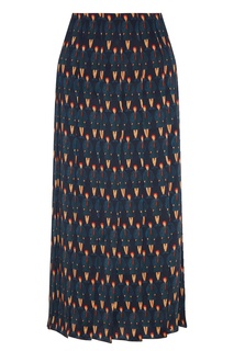 Плиссированная юбка с архивным принтом Team Putin