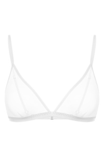 Бюстгальтер с треугольными чашками Basic White Petra
