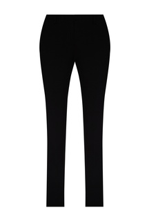 Черные брюки со складками у пояса No.21
